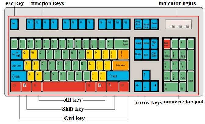 Some common peripherals of computer