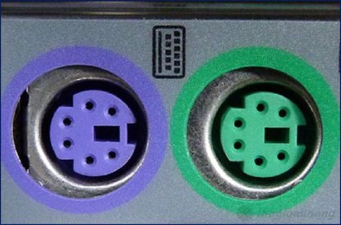 PS/2 port for mouse and keyboard